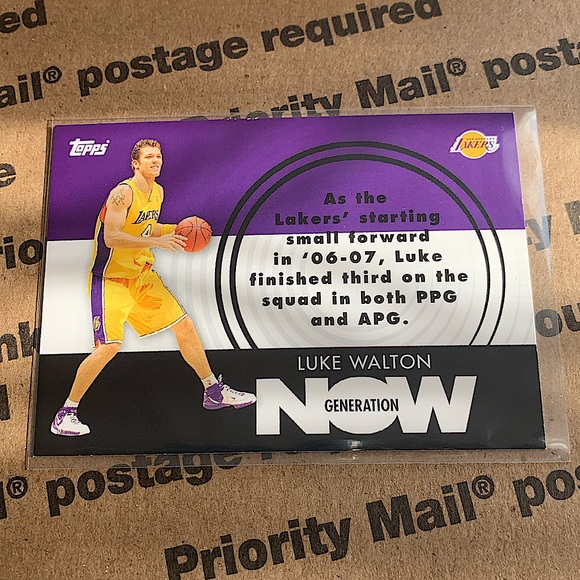 Luke Walton ‘07 Topps Insert Card